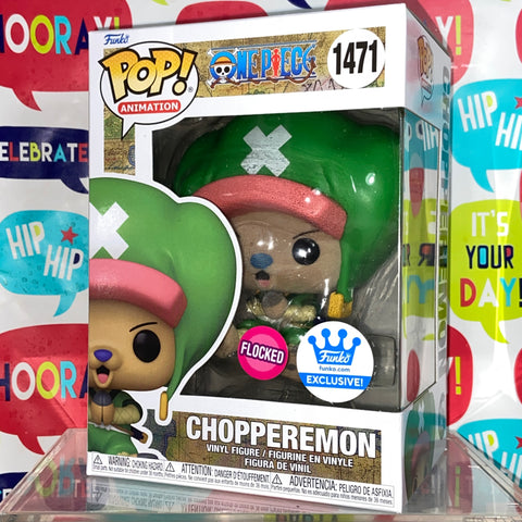 One Piece - Choppermon (Flocked) Funko Pop 1471 Funko Shop Exclusive