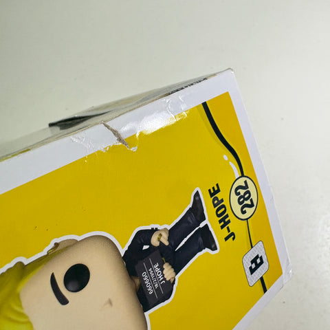 BOX FLAWS VIEW PHOTOS J-HOPE - BTS Funko Pop 282 Rocks Vinyl Figure (11.4 Cm L × 8.9 Cm W × 15.9 Cm H)