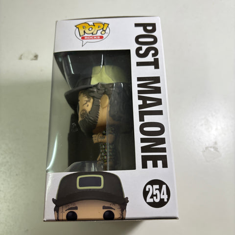 SUNFADED FRONT BOX POST MALONE - Funko Pop Rocks 254 Vinyl Figure