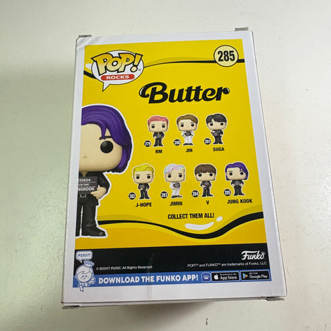 BOX FLAWS VIEW PHOTOS Jung Kook - BTS Funko Pop 285 Rocks Vinyl Figure (11.4 Cm L × 8.9 Cm W × 15.9 Cm H)
