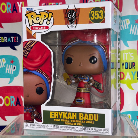 ERYKAH BADU - Funko Pop Rocks 353 Vinyl Figure