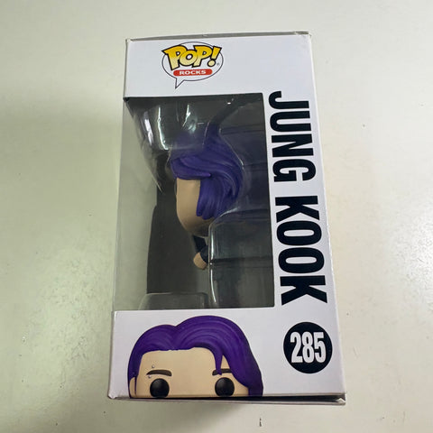 BOX FLAWS VIEW PHOTOS Jung Kook - BTS Funko Pop 285 Rocks Vinyl Figure (11.4 Cm L × 8.9 Cm W × 15.9 Cm H)