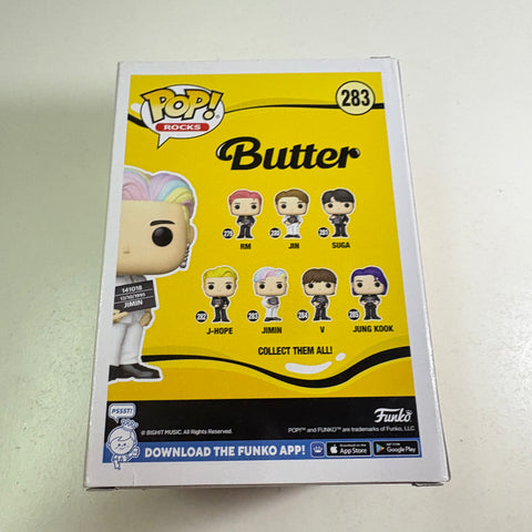 BOX FLAWS VIEW PHOTOS Jimin - BTS Funko Pop 283 Rocks Vinyl Figure (11.4 Cm L × 8.9 Cm W × 15.9 Cm H)