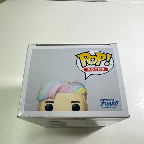 BOX FLAWS VIEW PHOTOS Jimin - BTS Funko Pop 283 Rocks Vinyl Figure (11.4 Cm L × 8.9 Cm W × 15.9 Cm H)