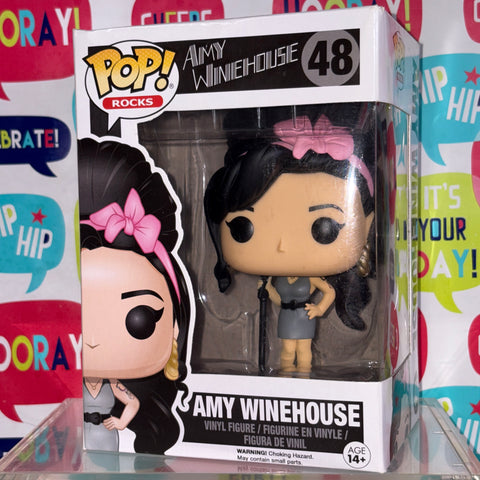 BOX FLAWS VIEW PHOTOS AMY WINEHOUSE - Funko Pop Rocks 48 Vinyl Figure