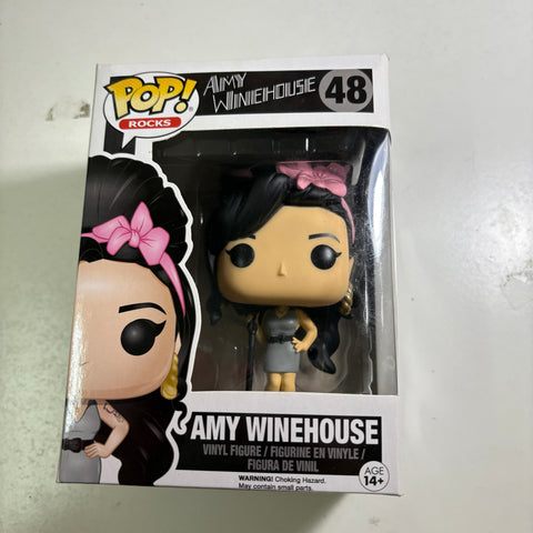 BOX FLAWS VIEW PHOTOS AMY WINEHOUSE - Funko Pop Rocks 48 Vinyl Figure