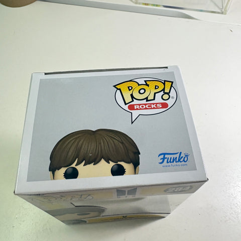 BOX FLAWS VIEW PHOTOS V - BTS Funko Pop 284 Rocks Vinyl Figure (11.4 Cm L × 8.9 Cm W × 15.9 Cm H)