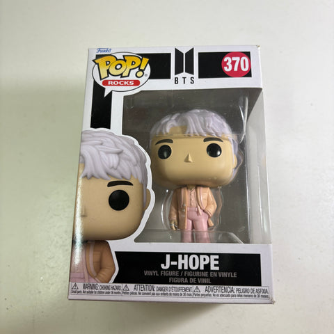 BOX FLAWS VIEW PHOTOS J-Hope - BTS Funko Pop 370 Rocks Vinyl Figure (11.4 Cm L × 8.9 Cm W × 15.9 Cm H)