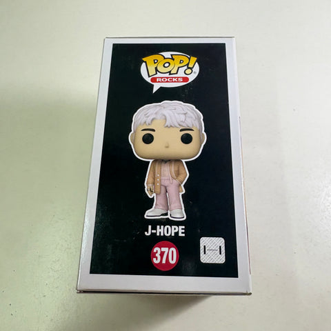 BOX FLAWS VIEW PHOTOS J-Hope - BTS Funko Pop 370 Rocks Vinyl Figure (11.4 Cm L × 8.9 Cm W × 15.9 Cm H)