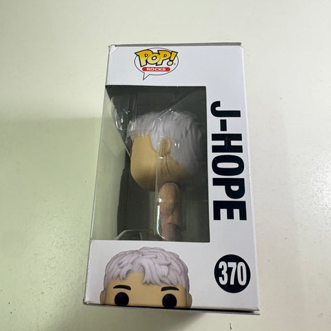 BOX FLAWS VIEW PHOTOS J-Hope - BTS Funko Pop 370 Rocks Vinyl Figure (11.4 Cm L × 8.9 Cm W × 15.9 Cm H)