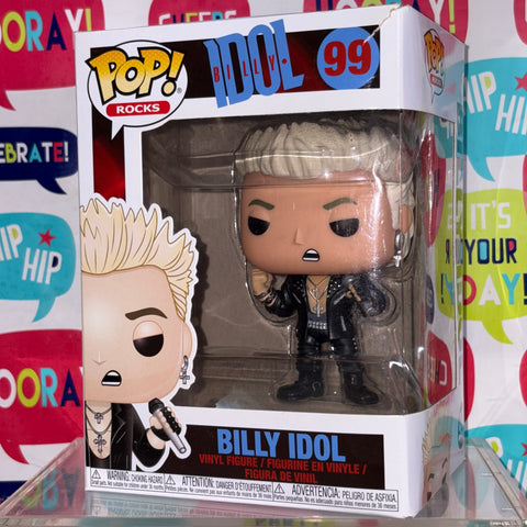 SEVERE BOX DAMAGE VIEW PHOTOS BILLY IDOL - Funko Pop Rocks 99 Vinyl Figure