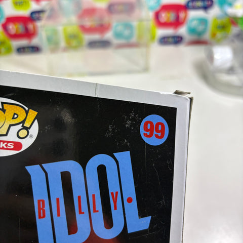 SEVERE BOX DAMAGE VIEW PHOTOS BILLY IDOL - Funko Pop Rocks 99 Vinyl Figure