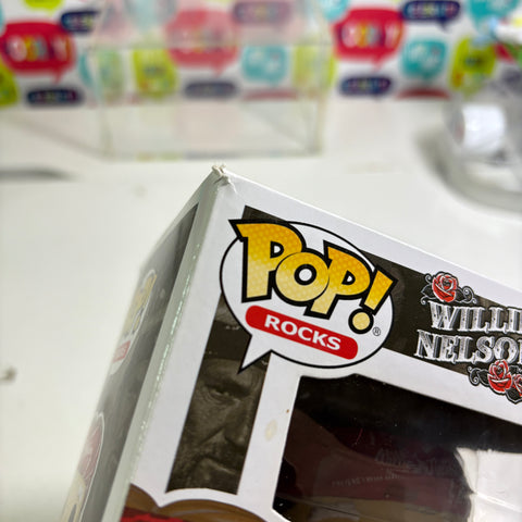 BOX FLAWS VIEW PHOTOS WILLIE NELSON - Funko Pop Rocks 202 Vinyl Figure