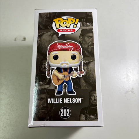 BOX FLAWS VIEW PHOTOS WILLIE NELSON - Funko Pop Rocks 202 Vinyl Figure