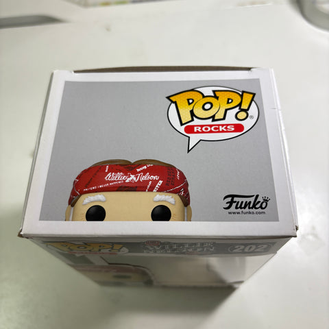 BOX FLAWS VIEW PHOTOS WILLIE NELSON - Funko Pop Rocks 202 Vinyl Figure