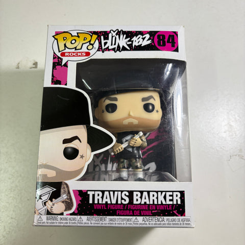 BOX FLAWS VIEW PHOTOS Travis Barker - Blink-182 Funko Pop Rocks 84 Vinyl Figure