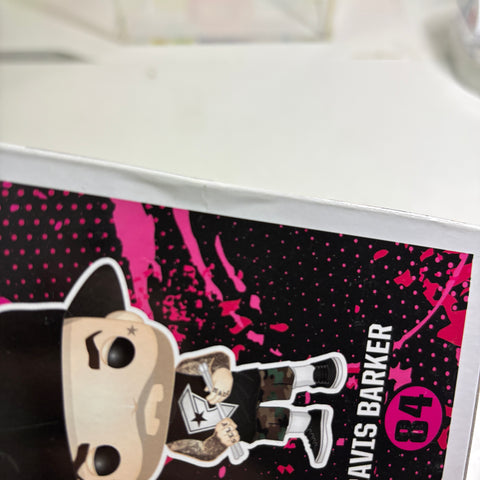 BOX FLAWS VIEW PHOTOS Travis Barker - Blink-182 Funko Pop Rocks 84 Vinyl Figure