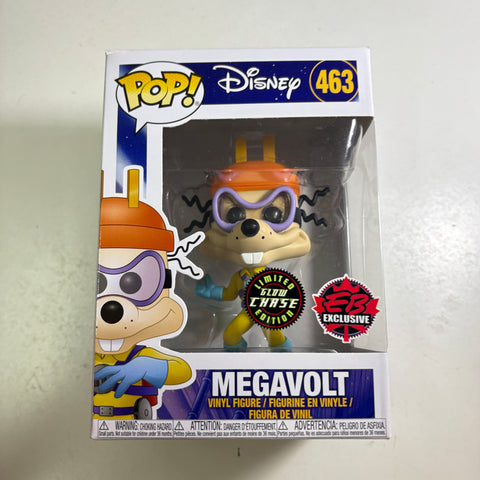 Megavolt GLOW CHASE - Darkwing Duck Disney Funko Pop 463 Vinyl Figure (11.4 Cm L × 8.9 Cm W × 15.9 Cm H)