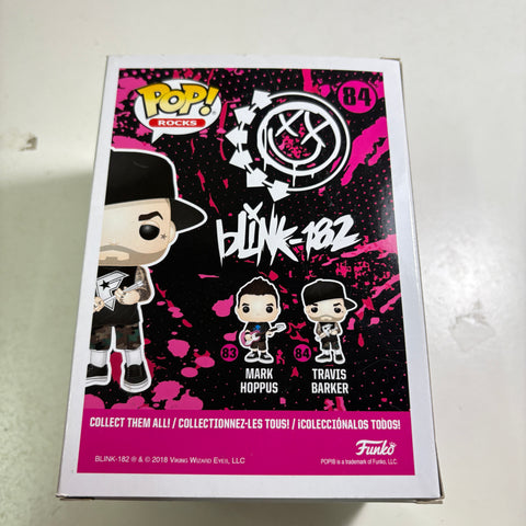 BOX FLAWS VIEW PHOTOS Travis Barker - Blink-182 Funko Pop Rocks 84 Vinyl Figure