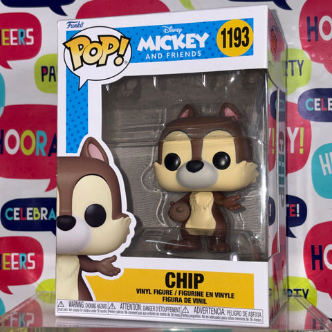 Chip - Mickey and Friends Disney Funko Pop 1193 Vinyl Figure (11.4 Cm L × 8.9 Cm W × 15.9 Cm H) (Copy)