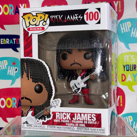 BOX FLAWS VIEW PHOTOS Rick James - Funko Pop Rocks 100 Vinyl Figure