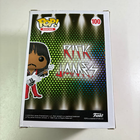 BOX FLAWS VIEW PHOTOS Rick James - Funko Pop Rocks 100 Vinyl Figure