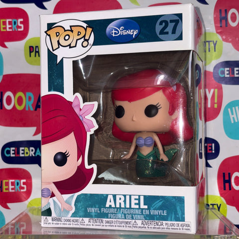 Ariel - The Little Mermaid Disney Funko Pop 27 Vinyl Figure (11.4 Cm L × 8.9 Cm W × 15.9 Cm H)