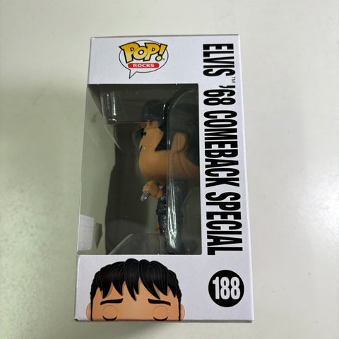 ELVIS 68' COMEBACK SPECIAL - Funko Pop Rocks 188 Vinyl Figure DIAMOND EXCLUSIVE