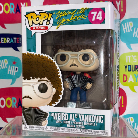 BOX FLAWS VIEW PHOTOS WEIRD AL YANKOVIC - Funko Pop Rocks 74 Vinyl Figure