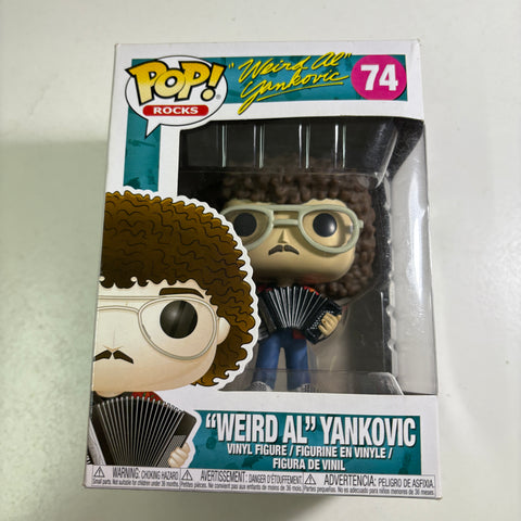 BOX FLAWS VIEW PHOTOS WEIRD AL YANKOVIC - Funko Pop Rocks 74 Vinyl Figure