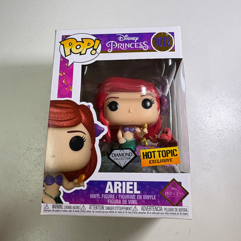 Ariel DIAMOND - The Little Mermaid Disney Funko Pop 1012 Vinyl Figure (11.4 Cm L × 8.9 Cm W × 15.9 Cm H)