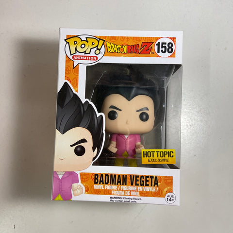 Dragon Ball Z - Vegeta (Badman) Funko Pop 158 Hot Topic Exclusive