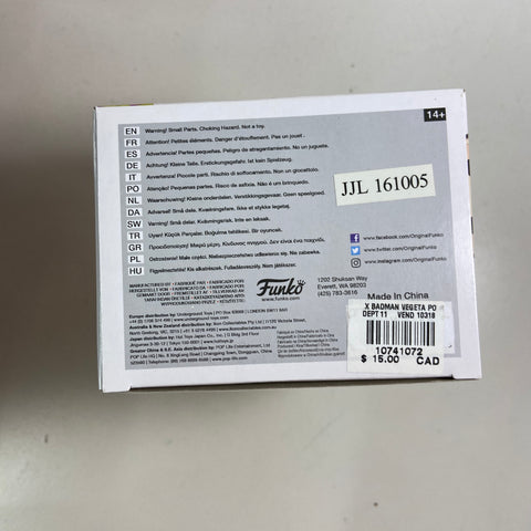 Dragon Ball Z - Vegeta (Badman) Funko Pop 158 Hot Topic Exclusive