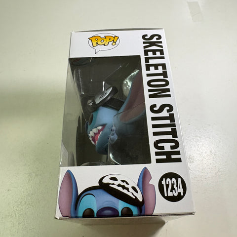 BOX FLAW VIEW PHOTOS Skeleton Stitch GLOW CHASE - Disney Funko Pop 1234 Vinyl Figure (11.4 Cm L × 8.9 Cm W × 15.9 Cm H)