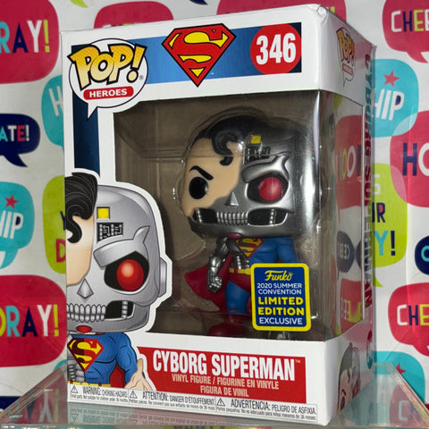 Superman (Cyborg) - DC Funko Pop 346 Summer Convention 2020
