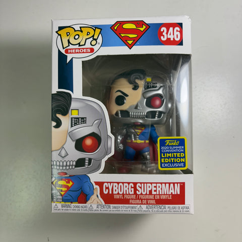 Superman (Cyborg) - DC Funko Pop 346 Summer Convention 2020