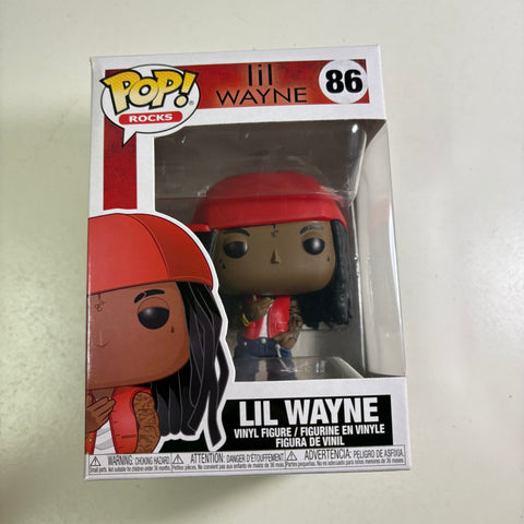 BOX FLAW VIEW PHOTOS LIL WAYNE - Funko Pop Rocks 86 Vinyl Figure