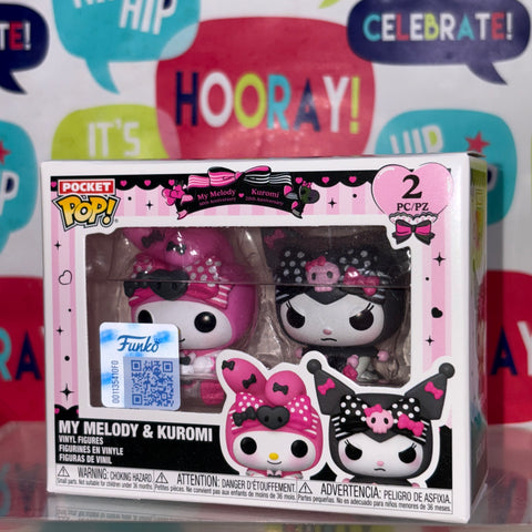 Sanrio - My Melody & Kuromi Funko Pop 2 Pack Pocket POP