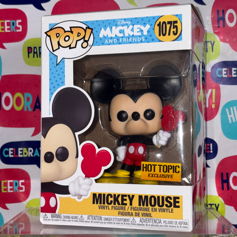 Mickey Mouse Exclusive - Disney Funko Pop 1075 Vinyl Figure (11.4 Cm L × 8.9 Cm W × 15.9 Cm H)