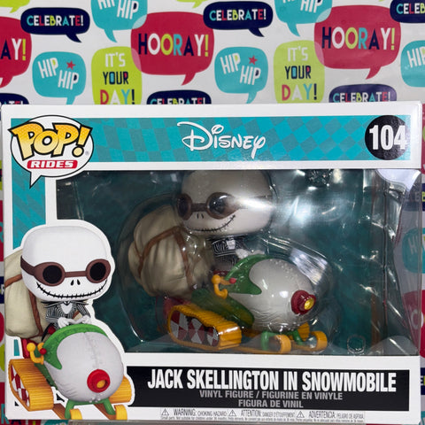 Jack Skellington in Snowmobile - Nightmare Before Christmas Disney Funko Pop 104