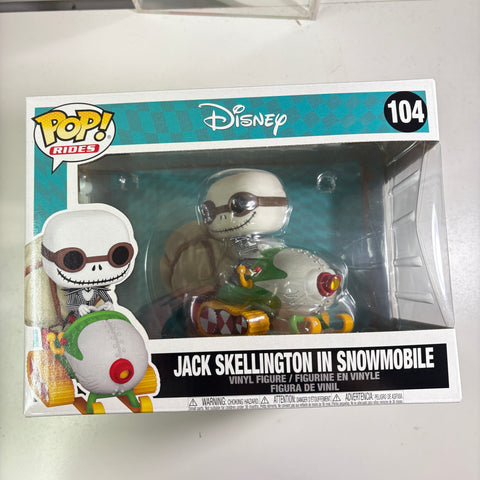 Jack Skellington in Snowmobile - Nightmare Before Christmas Disney Funko Pop 104