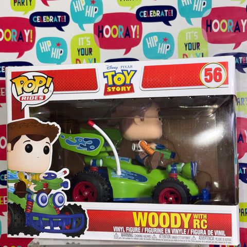 Woody with RC - Toy Story Disney Funko Pop 56 Vinyl Figure (33.0 Cm L × 12.1 Cm W × 20.3 Cm H)
