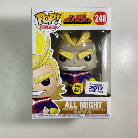 My Hero Academia - All Might (Glow) Funko Pop 248 Funimation Exclusive