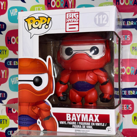 BOX FLAWS VIEW PHOTOS Baymax - Big Hero 6 Disney Funko Pop 112 Vinyl Figure (11.4 Cm L × 8.9 Cm W × 15.9 Cm H)