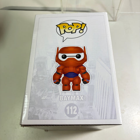 BOX FLAWS VIEW PHOTOS Baymax - Big Hero 6 Disney Funko Pop 112 Vinyl Figure (11.4 Cm L × 8.9 Cm W × 15.9 Cm H)