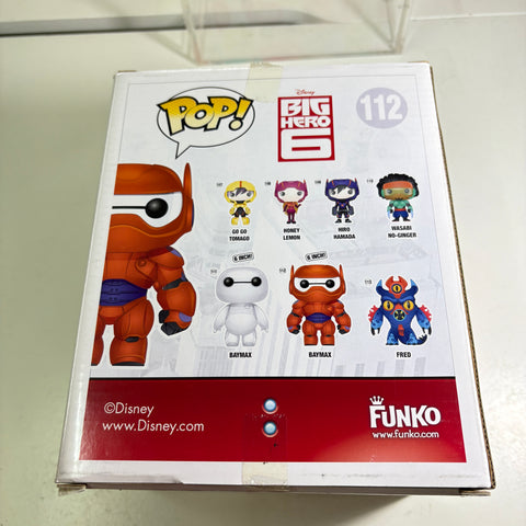 BOX FLAWS VIEW PHOTOS Baymax - Big Hero 6 Disney Funko Pop 112 Vinyl Figure (11.4 Cm L × 8.9 Cm W × 15.9 Cm H)