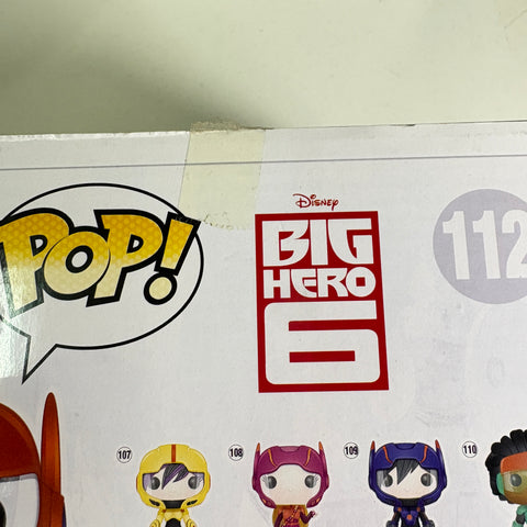 BOX FLAWS VIEW PHOTOS Baymax - Big Hero 6 Disney Funko Pop 112 Vinyl Figure (11.4 Cm L × 8.9 Cm W × 15.9 Cm H)