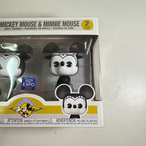 Mickey Mouse & Minnie Mouse - Disney Funko Pop 112 Vinyl Figure  (20.5 Cm L × 8.9 Cm W × 15.9 Cm H)