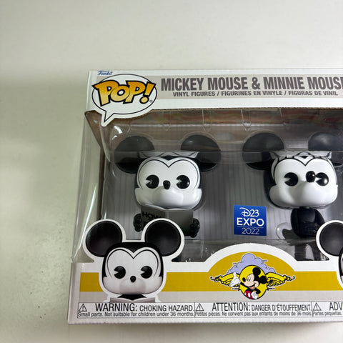 Mickey Mouse & Minnie Mouse - Disney Funko Pop 112 Vinyl Figure  (20.5 Cm L × 8.9 Cm W × 15.9 Cm H)