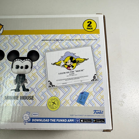 Mickey Mouse & Minnie Mouse - Disney Funko Pop 112 Vinyl Figure  (20.5 Cm L × 8.9 Cm W × 15.9 Cm H)